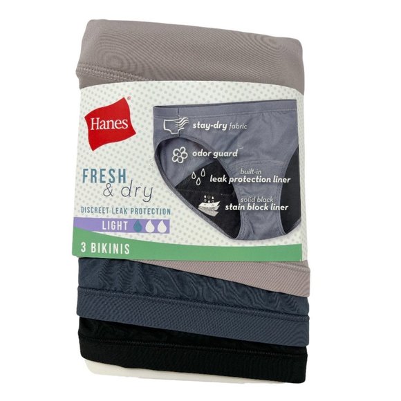 Hanes Intimates & Sleepwear Hanes Underwear Bikini Leak Protection